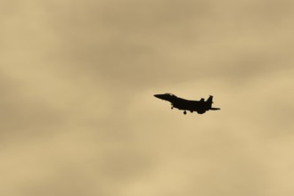 McDonnell Douglas F-15E Strike Eagle fighter military aircraft of the United States air force USAF