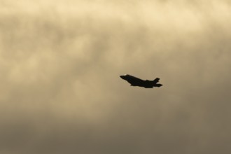 Lockheed Martin F-35 Lightning II fighter military aircraft of the United States air force USAF