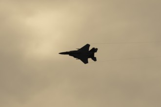 McDonnell Douglas F-15E Strike Eagle fighter military aircraft of the United States air force USAF