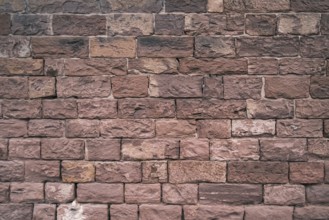 Old stone wall as background, vintage, North Rhine-Westphalia, Germany