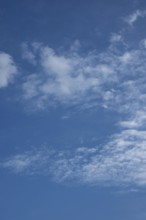 Cloud formation in the sky, background, North Rhine-Westphalia, Germany