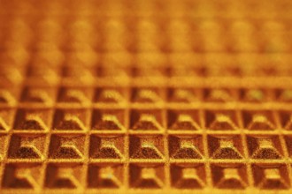 Orange structure as background, blurred background, North Rhine-Westphalia, Germany