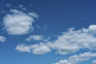 Cloud formation in the sky, background, North Rhine-Westphalia, Germany