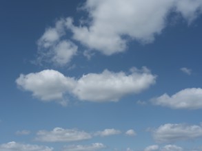 Cloud formation in the sky, background, North Rhine-Westphalia, Germany