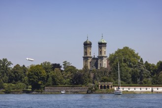 Friedrichshafen Castle Church on Lake Constance, Baden-Württemberg, Germany