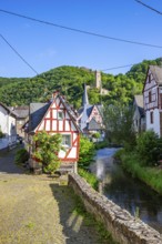 A historic half-timbered village in the morning. Beautiful light in Monreal im Elztal,