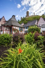 A historic half-timbered village in the morning. Beautiful light in Monreal im Elztal,