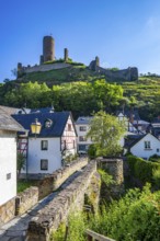 A historic half-timbered village in the morning. Beautiful light in Monreal im Elztal,