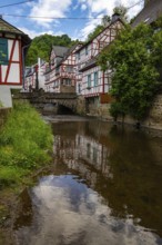 A historic half-timbered village in the morning. Beautiful light in Monreal im Elztal,