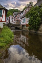 A historic half-timbered village in the morning. Beautiful light in Monreal im Elztal,