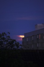 Moon on a summer night, Germany