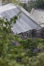 Condition of the Carola Bridge in Dresden on 12 July 2025, Saxony, Germany