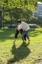 Focused movements in a serene Jiu Jitsu training