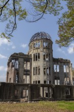 Atomic Bomb Dome, ruins of the former Chamber of Commerce and Industry building, landmark, UNESCO