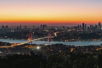 Dusk over Istanbul - Çamlica Hill, Istanbul, Turkey