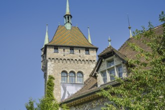 Old building, National Museum, Museumstrasse, Zurich, Switzerland