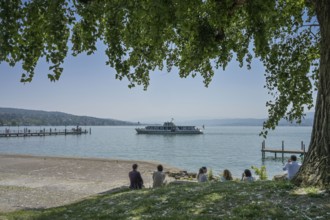 Lake Zurich, Zürichhorn park, Zurich, Switzerland