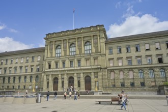 Polyterrasse, Main Building, Swiss Federal Institute of Technology ETH, Rämistrasse, Zurich,