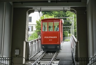 Polybahn funicular railway, Zurich, Switzerland