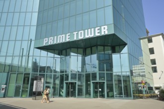 Office building, Prime Tower high-rise, Hardstrasse, Zurich, Switzerland