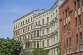 Old buildings, residential building, Saarbrücker Straße, Prenzlauer Berg, Pankow, Berlin, Germany