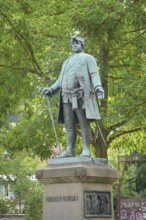 Monument to King Friedrich Wilhelm I, Kirchgasse, Bohemian Quarter, Neukölln, Berlin, Germany