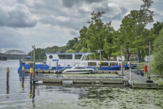Water police, Havel, Potsdam, Brandenburg, Germany