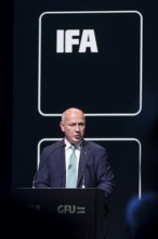 Kai Wegner (Governing Mayor of Berlin, CDU) speaks at the opening gala of the IFA consumer