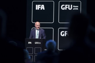 Kai Wegner (Governing Mayor of Berlin, CDU) speaks at the opening gala of the IFA consumer