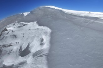 Snow drifts, Alpe Tognola ski area, San Martino di Castrozza, Trentino, South Tyrol, Italy