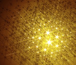 Full frame abstract warm toned starry background