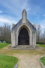 Chapel at Douaumont, a in the first world war destroyed village near Verdun in France