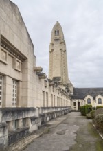 Scenery around the Douaumont Ossuary, a memorial located near Verdun in France