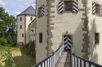Entrance of a castle in Jagsthausen, a small town in southern Germany