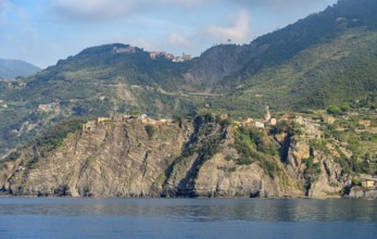 Scenery around Corniglia, a small village at a coastal area named Cinque Terre in Liguria, located