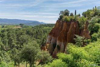 Impression around Roussillon, a commune in the Vaucluse department of the Provence region in