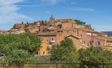Impression of Roussillon, a commune in the Vaucluse department of the Provence region in southern
