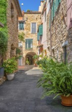 Impression of Poggi, a village near Imperia in Liguria, Italy