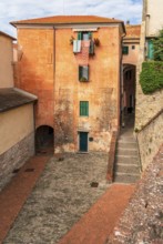 Impression of Porto Maurizio in Oneglia, a former town in northern Italy on the Ligurian coast, in