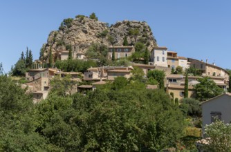 Scenery around La Roque-Alric in the Vacluse department in the Provence region of southern France