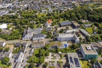 Aerial view, Wedinghausen Monastery and St Laurentius Catholic Provost's Church, Laurentianum