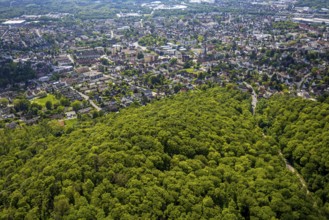 Aerial view, Teutoburg Forest, Bodelschwinghstraße with view of residential area district