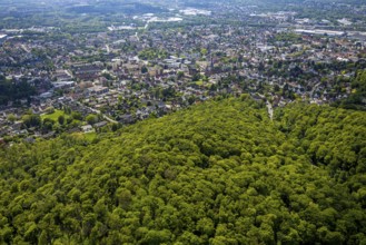 Aerial view, Teutoburg Forest, Bodelschwinghstraße with view of residential area district