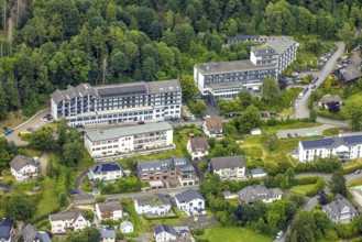 Aerial view, Diakonisches Werk Wittgenstein gGmbH - Diakoniestation Bad Laasphe Pflegedienst, Hotel