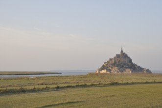 Mont Saint Michel, the Couesnon and salt marshes