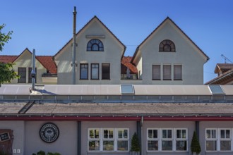 Three pointed gable facades, Dornbirn, Vorarlberg, Austria