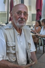 Elderly gentleman with beard and glasses, Dornbirn, Vorarlberg, Austria