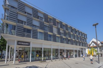 Concrete construction, HUMANIC and C&A shop in Dornbirn, Vorarlberg, Austria