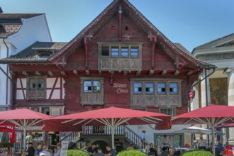 The Red House, built in 1639, got its red colour from the protective coating of ox blood and ox