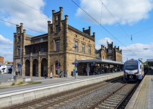 Minden railway station North Rhine-Westphalia Germany